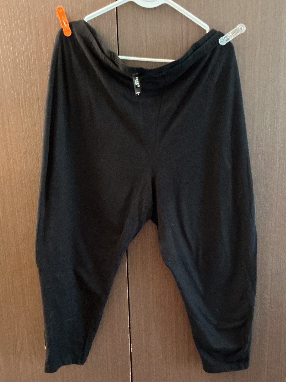 Black Women's Stretch Harem Leggings